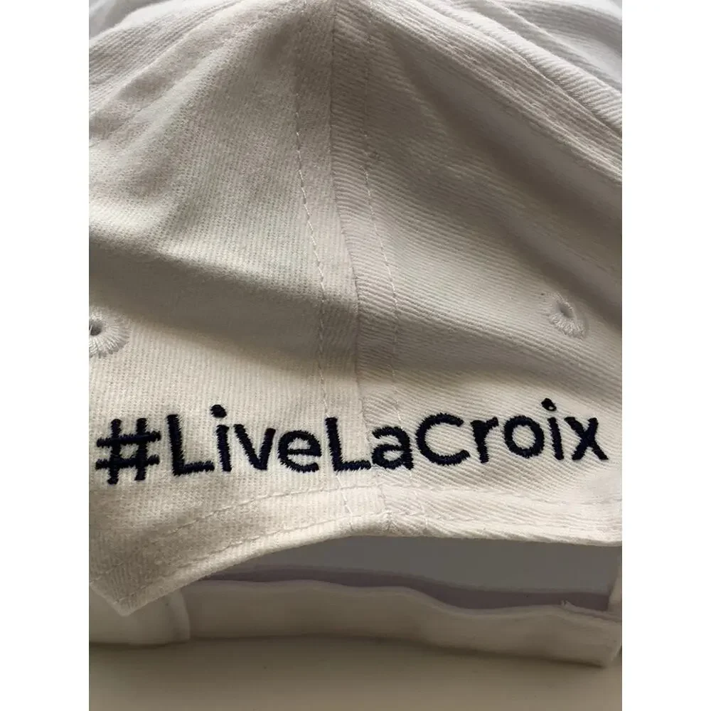 LA CROIX Men's White Embroidered Logo Baseball Cap SZ OS